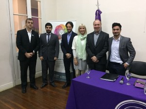 De izq. a der.: Fabián Neiman, Nicolás Sabuncuyan, Ariel Isaak, Catalina Lonac, Julián Schvindlerman y Ramiro Granado.